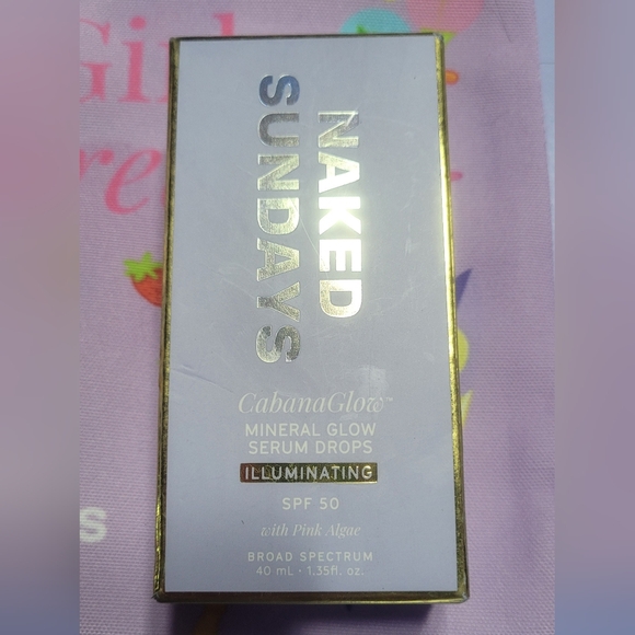 Naked Sundays Other - NEW: Naked Sundays CabanaGlow SPF 50 Mineral Glow Serum Drops - Illuminating